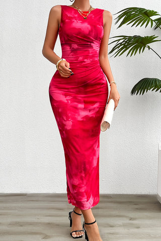 Elegant Sleeveless Midi Dress