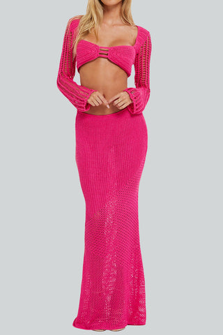 Crochet Skirt Set