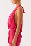 Halter Wrap Casual Dress