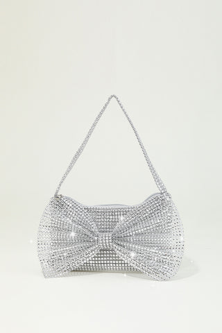 Sparkling Bow Clutch Bag