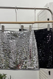 Sequin Embellished Mini Skirt