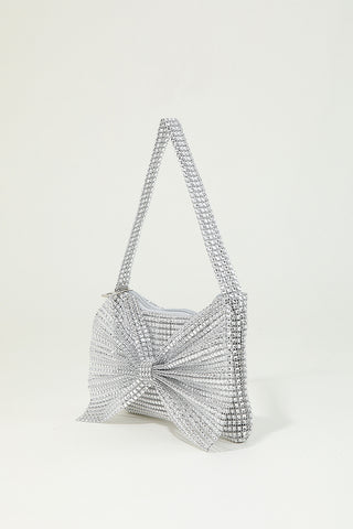 Sparkling Bow Clutch Bag
