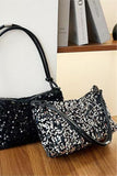 Sequined Evening Shoulder Bag