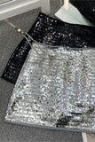 Sequin Embellished Mini Skirt