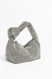 Stylish Rhinestone Knot Handle Bag