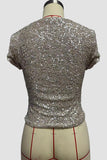 Sequin Embellished T-Shirt