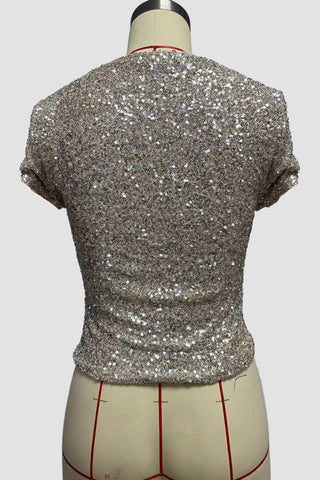 Sequin Embellished T-Shirt