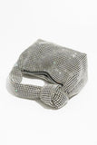 Stylish Rhinestone Knot Handle Bag