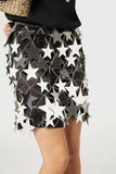 Star-Adorned Chain Strap Top