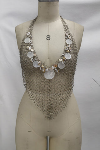 Chainmail Disc Embellished Tank