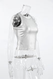 Ribbed Sleeveless Tank Top