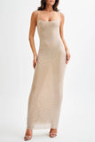 Elegant Sheer Evening Gown