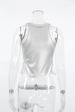 Ribbed Sleeveless Tank Top
