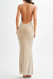 Elegant Sheer Evening Gown
