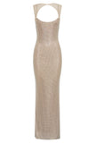 Elegant Sheer Evening Gown