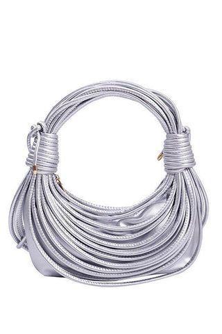 Sleek Stacked Handle Handbag