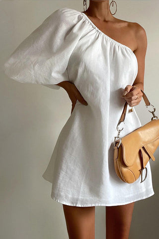 One-Shoulder Casual Dress
