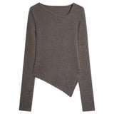 Draped Detail Sweater Top