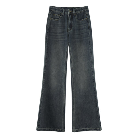 Vintage Low-Waist Flared Jeans