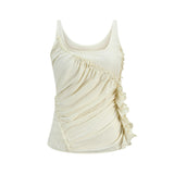 Ruffled Ruched Tank Top