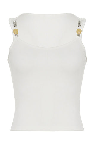 Beaded Strap Tank Top