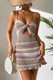 Crochet Cut-Out Casual Dress