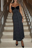 Elegant Strap Evening Dress