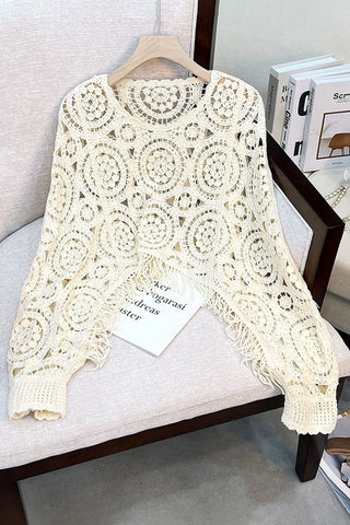Intricate Crochet Lace Blouse