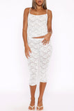 Lace Trim Short Set