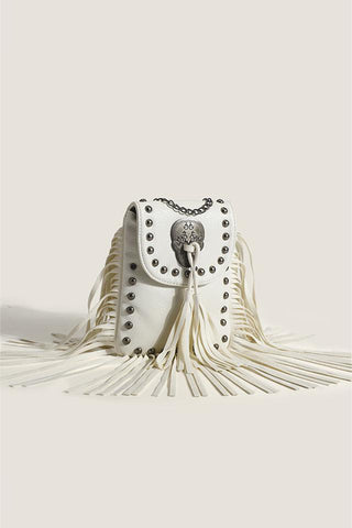 Fringe Studded Bag