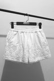 Lace Hem Casual Shorts