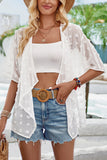 Sheer Textured Cover-Up Top