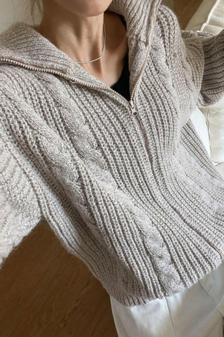 Ribbed Turtleneck Sweater