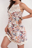 Boho Crochet Casual Dress
