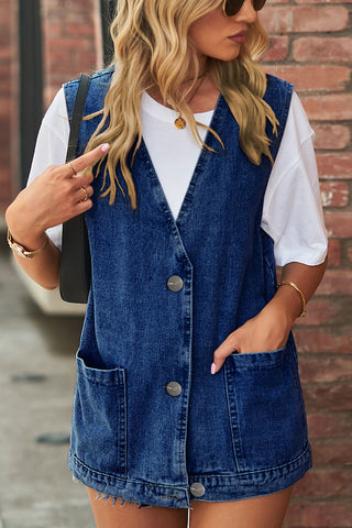 Casual Denim Vest for Effortless Style