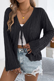Tie-Front Knit Cardigan