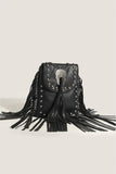 Fringe Studded Bag