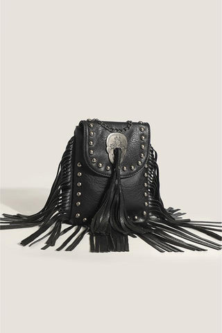 Fringe Studded Bag