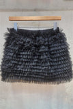 Ruffle Layered Mini Skirt