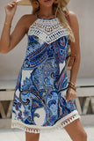 Boho Crochet Casual Dress
