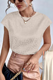 Sleeveless Leopard Print T-Shirt