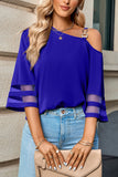Chic Strappy Cold Shoulder Top
