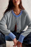 Button-Down Knit Cardigan