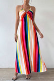 Strappy Bohemian Maxi Dress