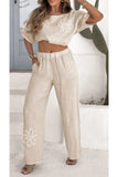 Floral Relaxed Two-Piece Set