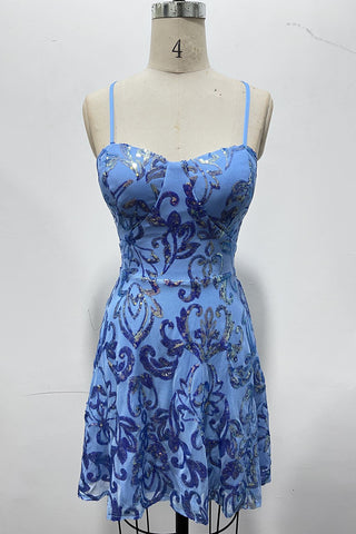 Strappy Floral Mini Dress