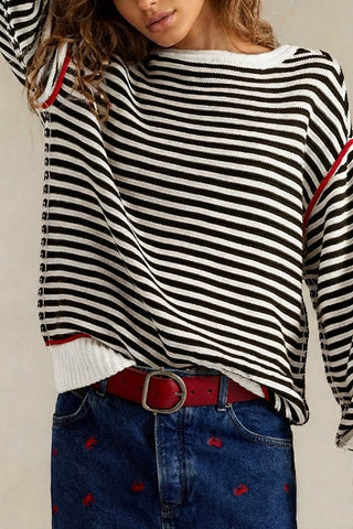 Striped Oversized Sweater