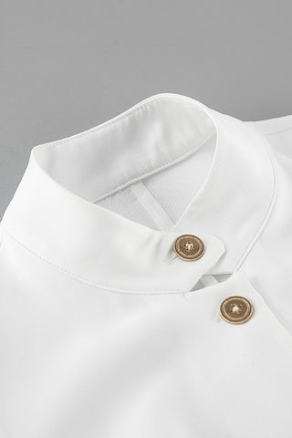 Sleek Button-Up Sleeveless Vest