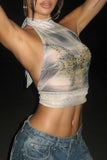 Tie-Back Halter Top