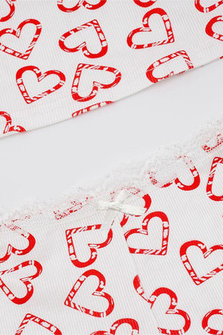 Heart Print Tank and Short Set